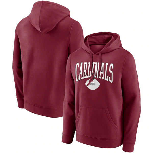 Men's Arizona Cardinals Red Gridiron Classics Campus Standard Pullover Hoodie Men's Arizona Cardinals Red Gridiron Classics Campus Standard Pullover Hoodie
